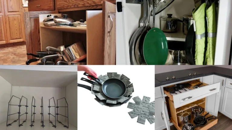 20+ Genius 6 Easy Ways To Organize Pots And Pans In Kitchen