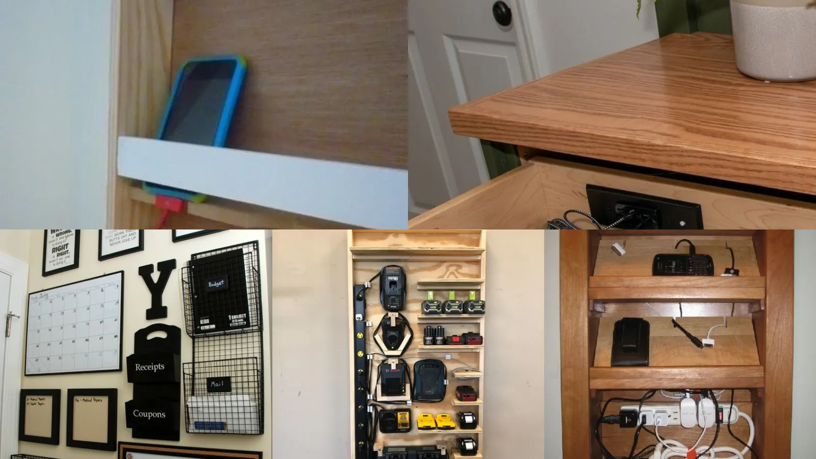 19+ Genius Charging Station Ideas That Transform Clutter