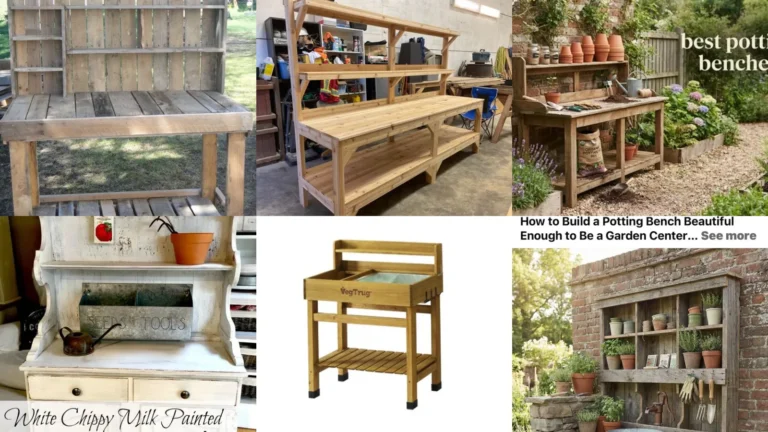 20+ DIY Potting Benches That Transform Your Garden
