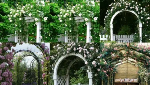 18+ Stunning Backyard Rose Arbor Ideas That Transform Yards