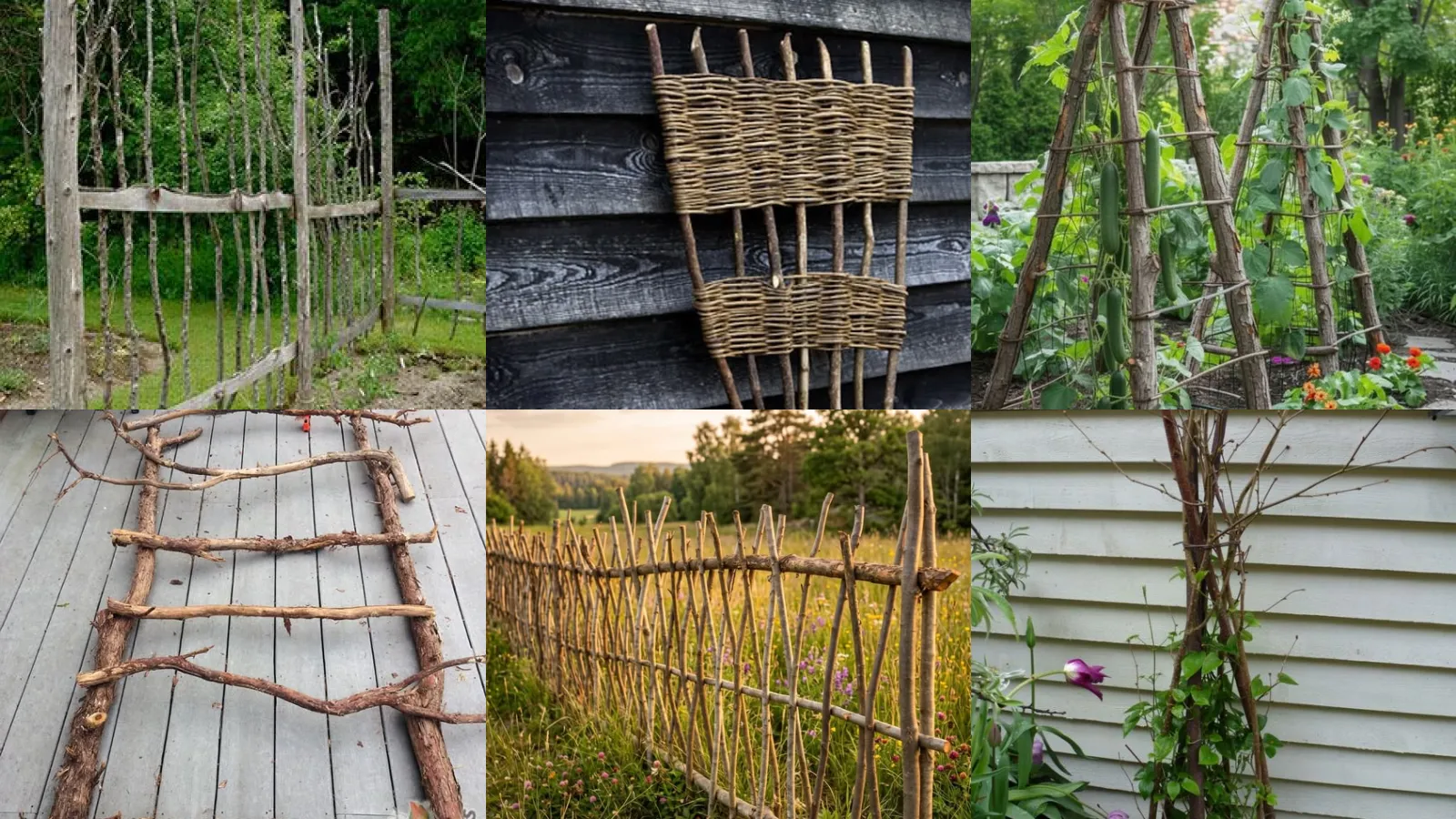 20+ Stunning Branch Trellises That Transform Any Garden