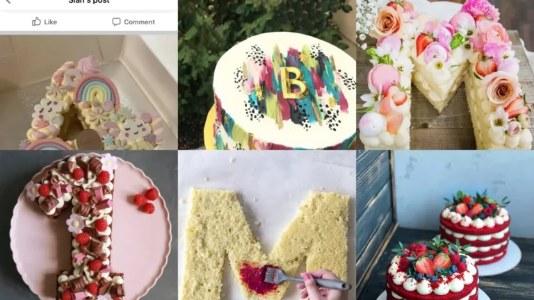 19+ Stunning Letter Cake Ideas That Steal the Show