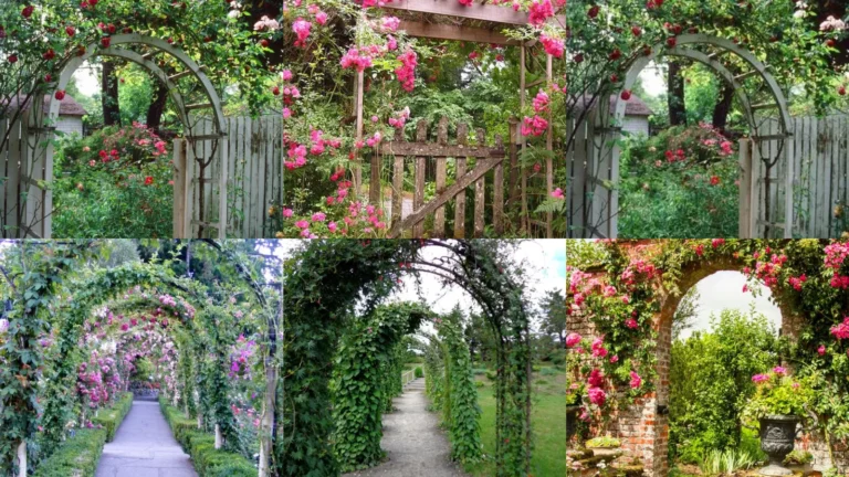 18+ Stunning Rose Archway Ideas That Transform Backyards