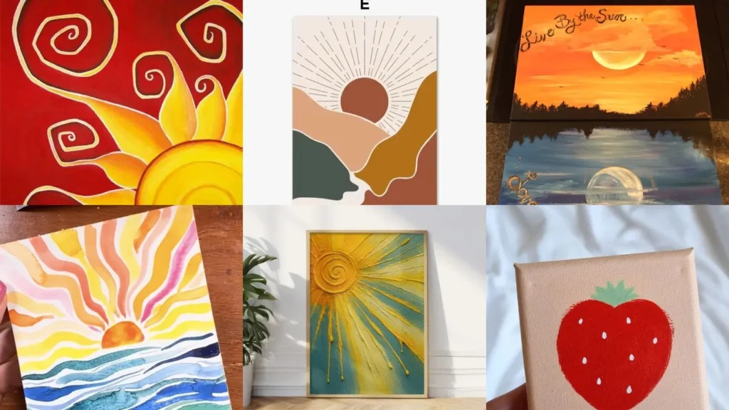19+ Stunning Sun Painting Ideas That Transform Any Room