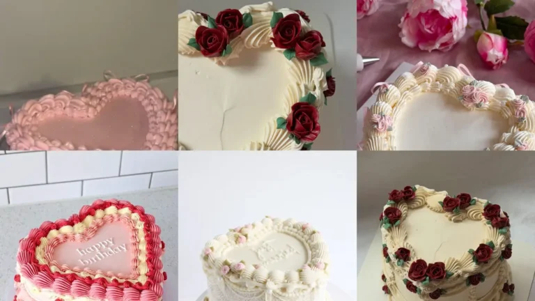 20+ Stunning Vintage Heart Cake Ideas That Steal Hearts