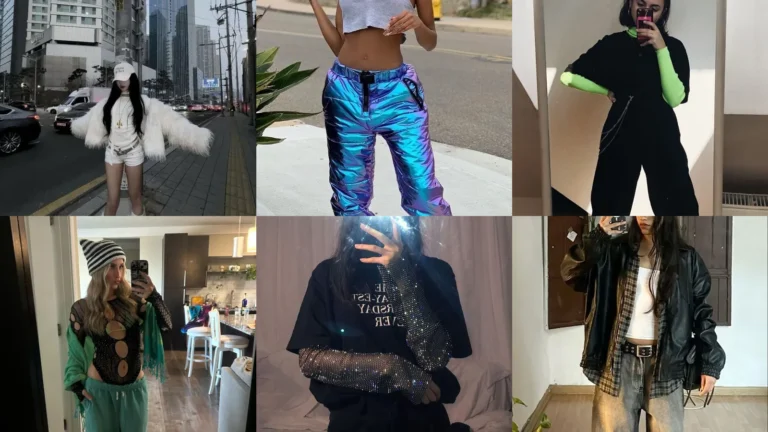 20 Cold Weather Rave Outfit Photos With Sparkle, Layers and Statement Boots