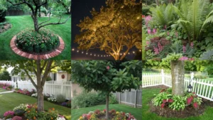20 Flower Bed Around Tree Ideas and Pretty Garden Details