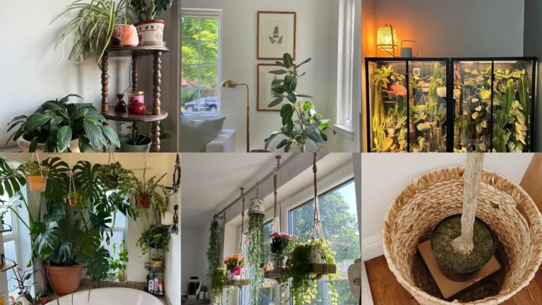20 House Plant Display Ideas for Shelves, Windows and Empty Corners