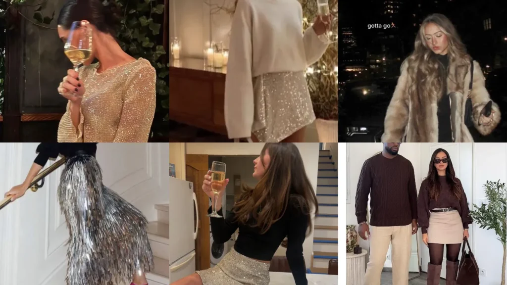 20 New Years Eve Party Outfits With Sparkle, Color and Cute Details