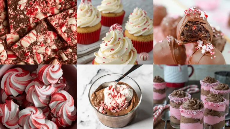 20 Peppermint Desserts With Candy Cane Swirls and Chocolate