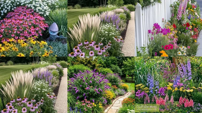 20 Perennial Flower Bed Ideas With Pretty Color Combinations