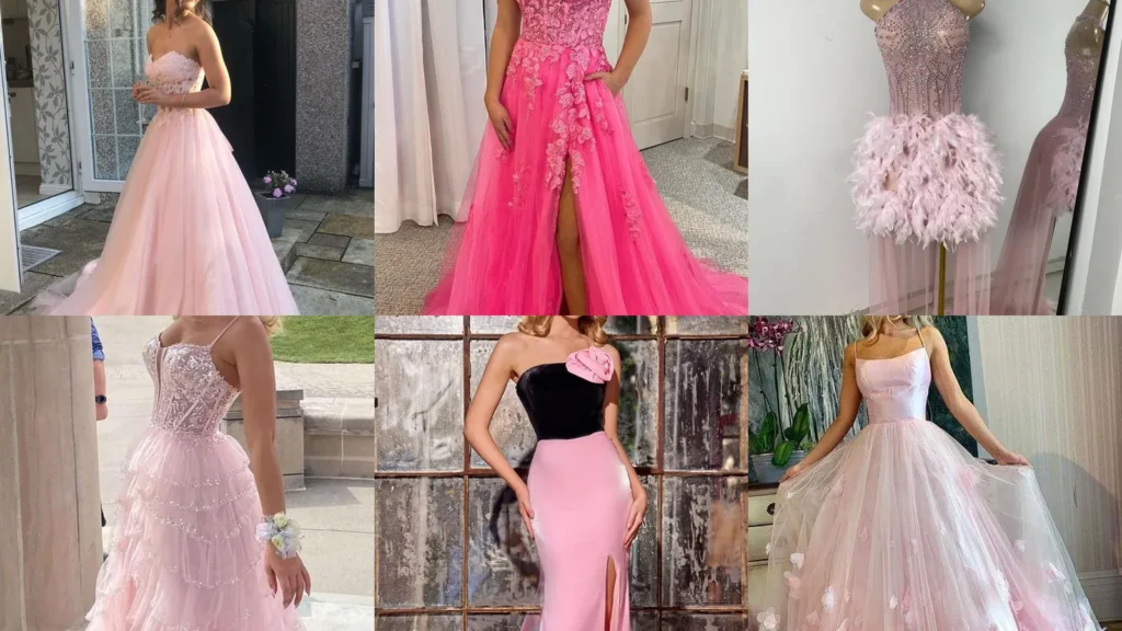 20 Pink Prom Dress Ideas With Ruffles, Sparkle and Pretty Floral Details