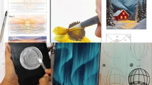 20 Painting Ideas and Visual Studies for Step by Step Painting for Beginners
