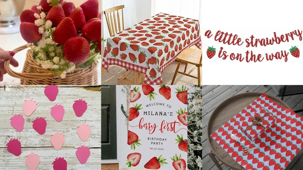 14+ Stunning Strawberry Party Decorations Guests Won't Forget