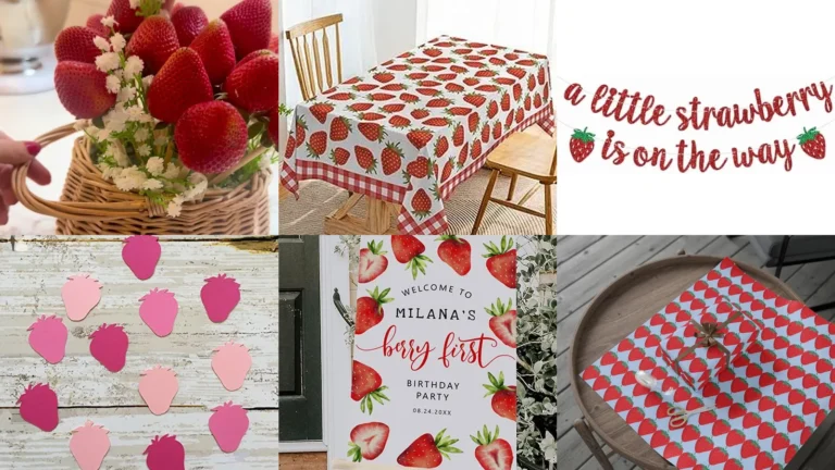 14+ Stunning Strawberry Party Decorations Guests Won't Forget