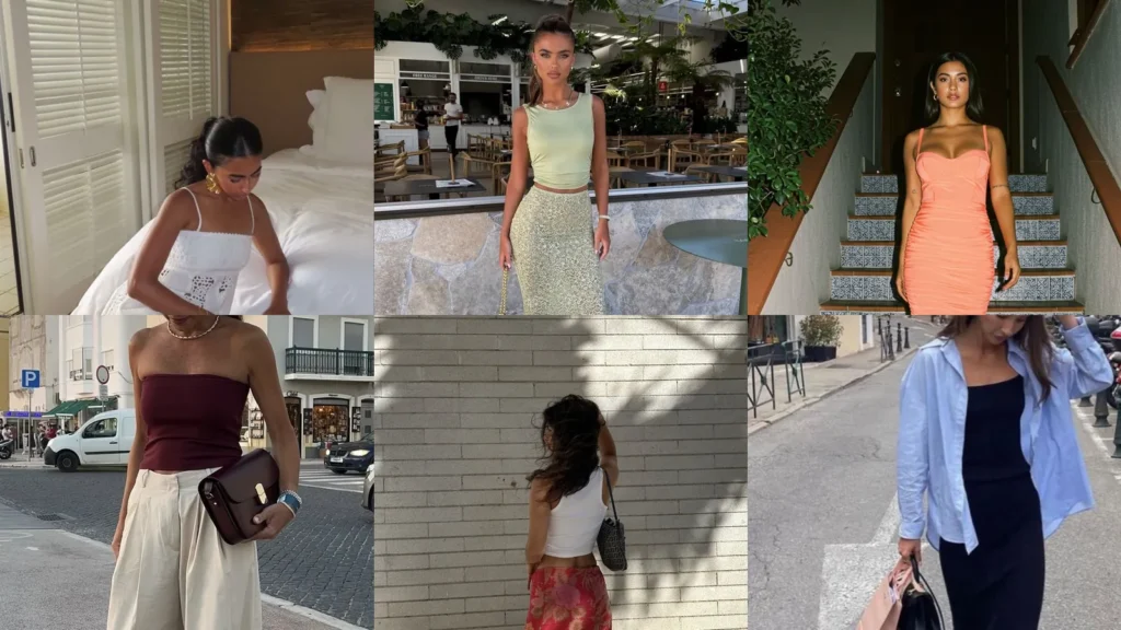 20 Vacation Night Outfits With Pretty Dresses and Easy Separates